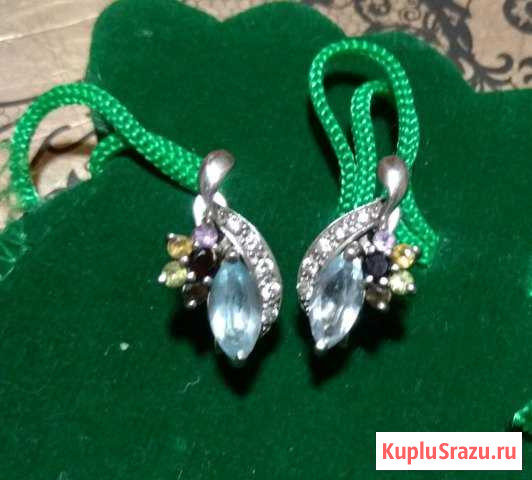 Серьги серебряные 925 Иркутск - изображение 1