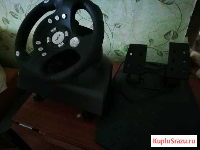 Игровая приставка к компьютеру руль и педали Зея - изображение 1