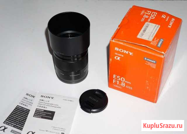 Новый объектив Sony E 50 mm F1.8 OSS Челябинск - изображение 1