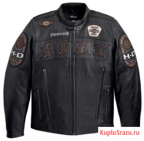 Куртка кожаная harley davidson 97129-13vm, L Екатеринбург - изображение 1