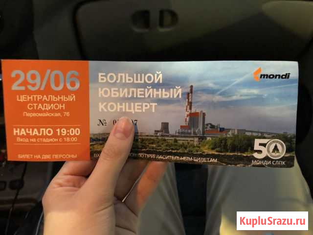 Продам билет на концерт Билана 29.06 Сыктывкар - изображение 1