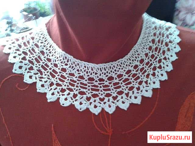 Вязаные крючком воротнички, жакеты Куртамыш - изображение 1