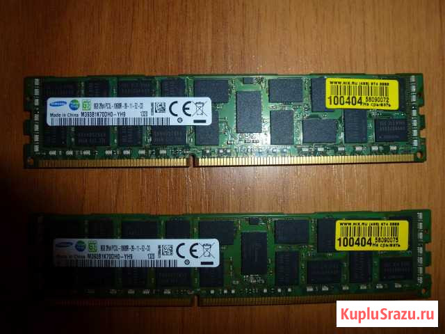 Original SAMSUNG DDR-III dimm 8Gb серверная Разумное - изображение 1