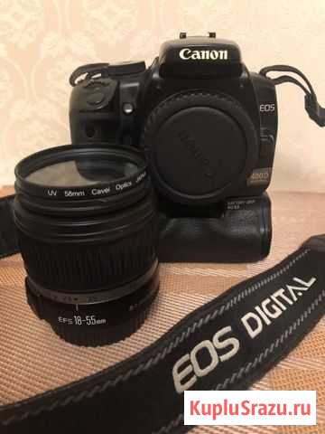 Canon 400d kit + battery grip Чебоксары - изображение 1