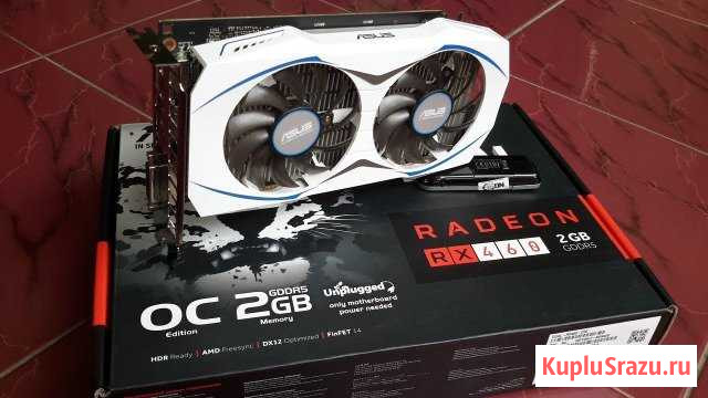 Asus RX 460 Гарантия Томск - изображение 1