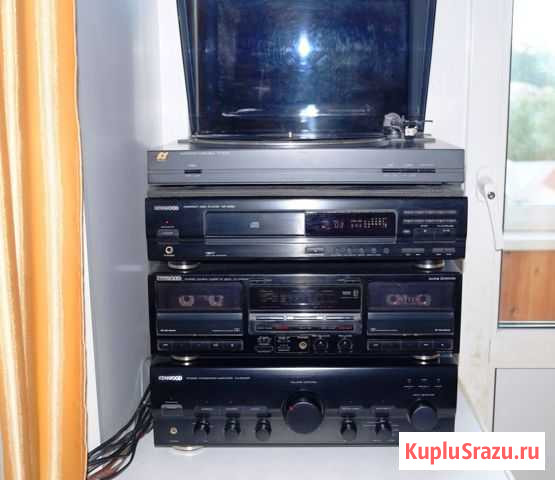 Стойка Kenwood + вертушка Sansui (пульт) Томск - изображение 1