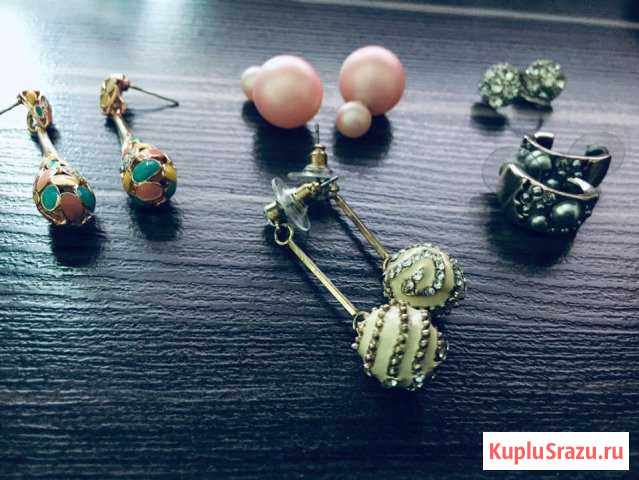 Серьги бижутерия. Очень красивые Орск - изображение 1