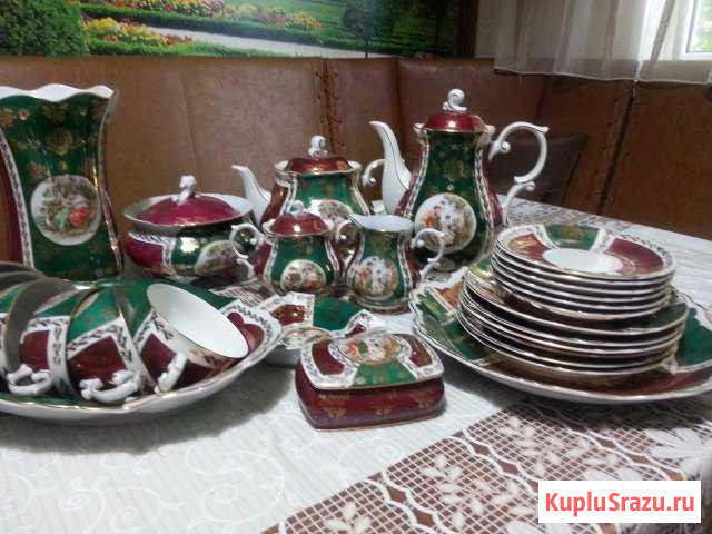 Чайный кобальтовый сервиз Избербаш - изображение 1