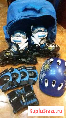Роликовый комплект spider Blue star skate Пионерский - изображение 1