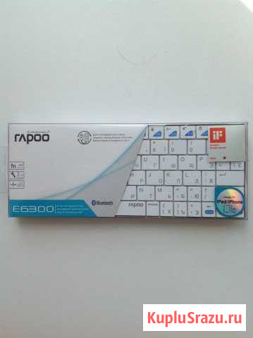Компактная bluetooth клавиатура Rapoo e6300 Киров - изображение 1
