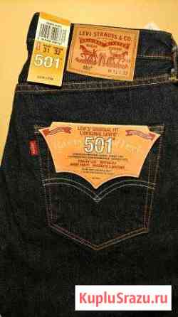 Levis 501 Новые оригинальные джинсы Байкит