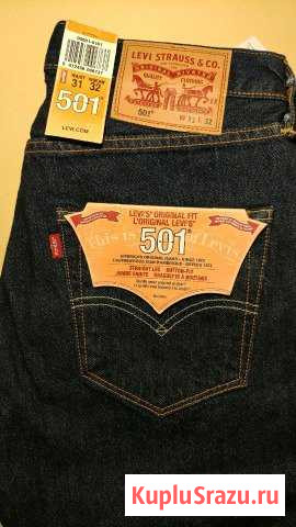 Levis 501 Новые оригинальные джинсы Байкит - изображение 1