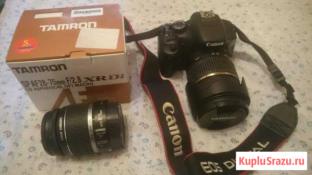 Фотоаппарат Canon EOS 550D с объективом Липецк - изображение 1