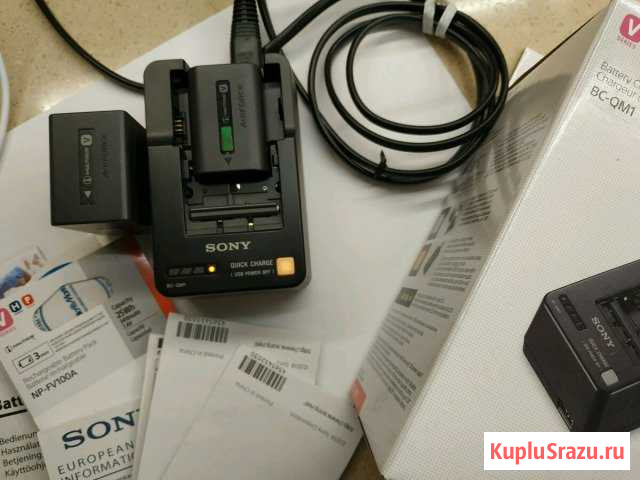 Зарядное устройство sony BC-QM1 Калуга - изображение 1