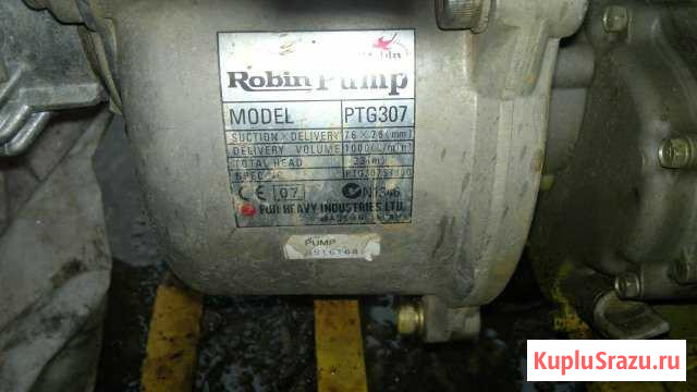 Грязевая мотопомпа Robin-Subaru PTG 307 ST Киров - изображение 1