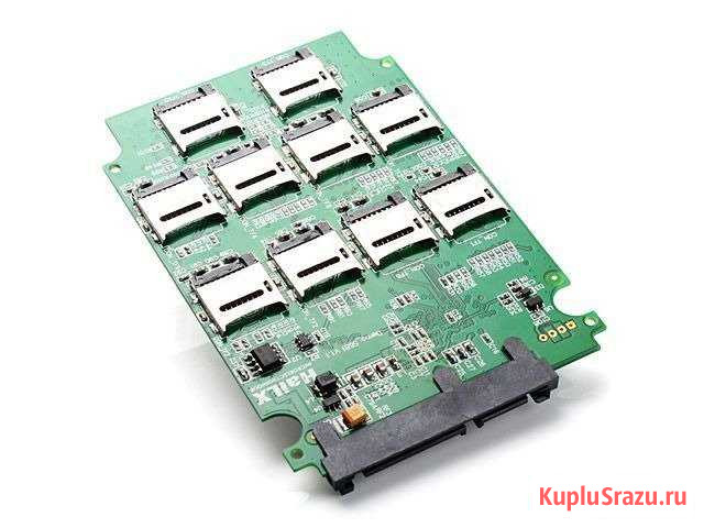 Адаптер Micro SD to SATA x10 raid Чебоксары - изображение 1