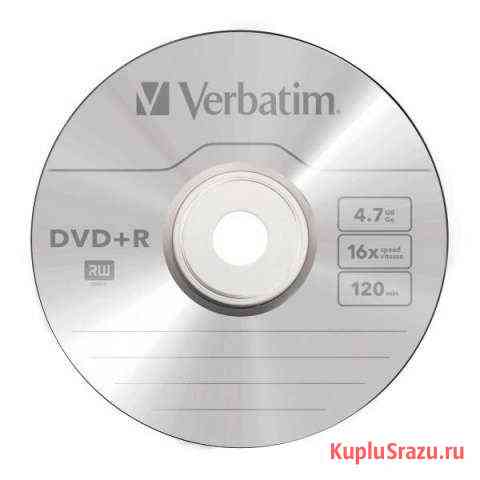 DVD+R Verbatim 4.7Gb 16х 20шт. Cake Box Москва