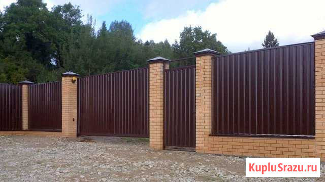 Забор из профнастила Клин - изображение 1