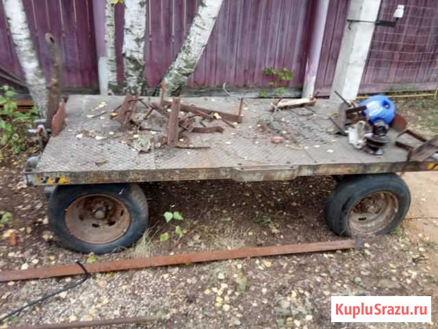 Телега авиационная для минитрактора Малаховка - изображение 1