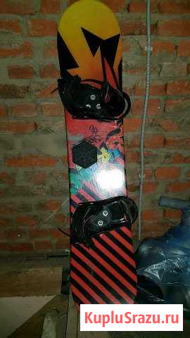 Сноуборд burton (подростковый) комплект Зарайск - изображение 1