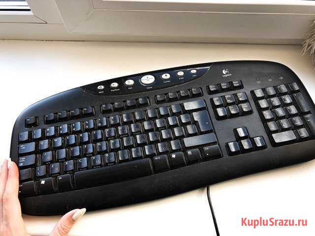 Клавиатура logitech Y-UF49 рабочая Фрязино - изображение 1