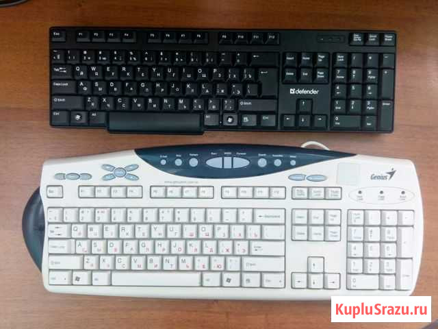 Клавиатура Genius PS/2 и Defender USB 2.0 Видное - изображение 1