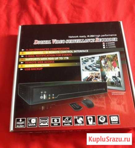 Видеорегистратор цифровой Tedd tdvr-3104 на 4 каме Ногинск - изображение 1