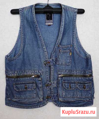 Gold Jeans джинс.жилет.1990е.Винтаж.48-50рр Краснодар - изображение 1
