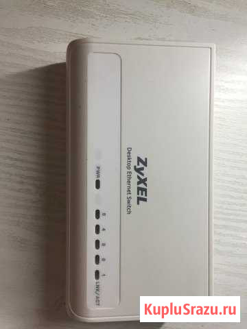 Пятипортовый комутатор Fast Ethernet zyxel ES-105S Набережные Челны - изображение 1