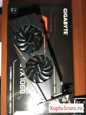 Видеокарта 1060 6гб Gigabyte G1 Gaming Алейск - изображение 1