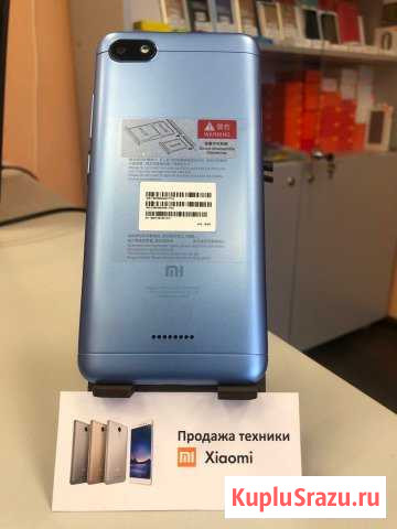 Xiaomi Redmi 6A 2Gb 16Gb Blue Вологда - изображение 1