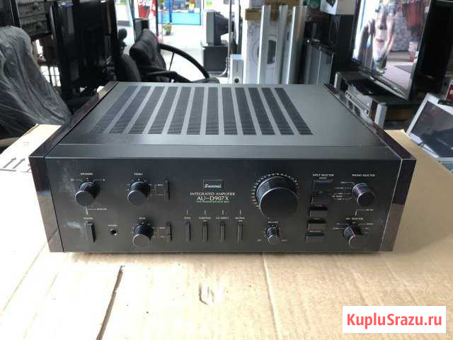 Усилитель Sansui au-d907x.Б/У.(100в.) цвет-черный Барнаул - изображение 1