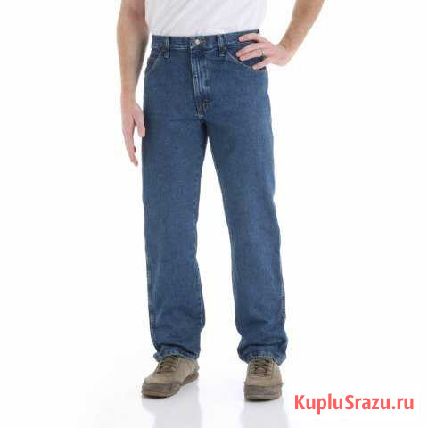 Wrangler Mens Regular Fit Jeans 100 Genuine Heav Нижнеудинск - изображение 1