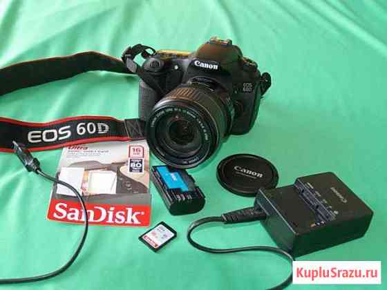 Canon 60D в отличном рабочем состоянии Ангарск