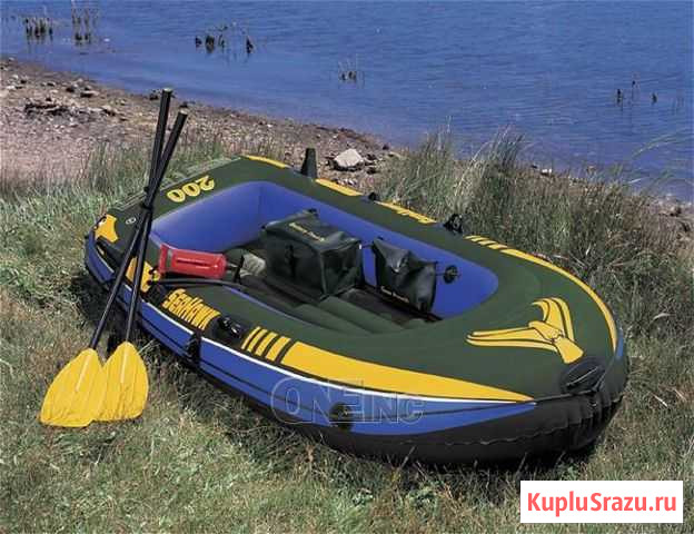 Лодка пвх Intex SeaHawk 200 Калининград - изображение 1