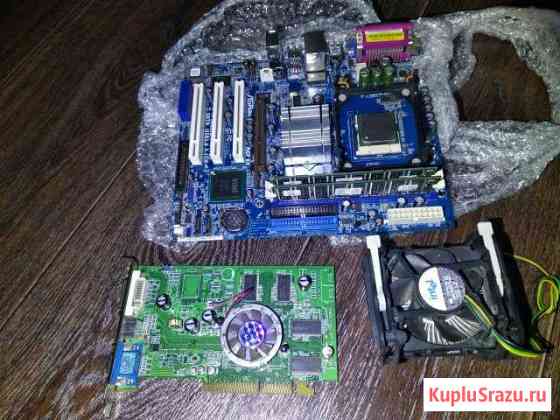 Мат. плата ASrock p4i65g в сборе Прокопьевск