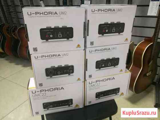 Behringer U-phoria UM2 USB аудио интерфейс Новосибирск