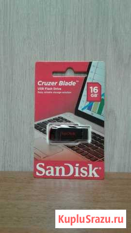 Флешка 16GB USB 2.0 SanDisk Cruzer Blade Кострома - изображение 1