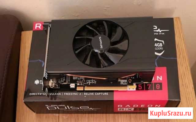 Sapphire pulse rx 570 4gb Дивногорск - изображение 1