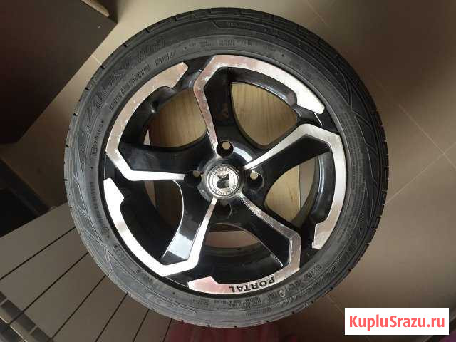 Летняя резина на дисках 185/55 R15. 4шт Ялта - изображение 1