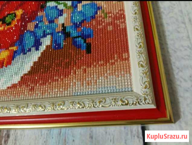 Картина 5D из страз Маки 70х45см Алушта - изображение 1