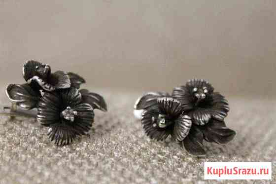 Серебро серьги Керчь