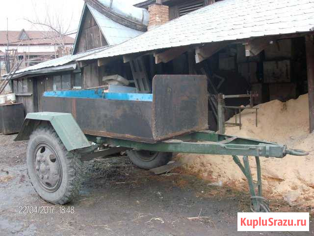 Прицеп с новыми колесами от газ-52 Куйбышев - изображение 1