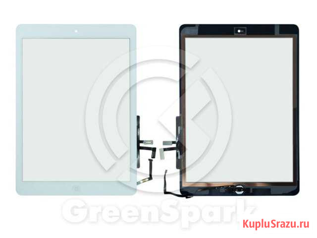 Тачскрин для iPad 9.7 + кнопка home белый ориг Новосибирск - изображение 1