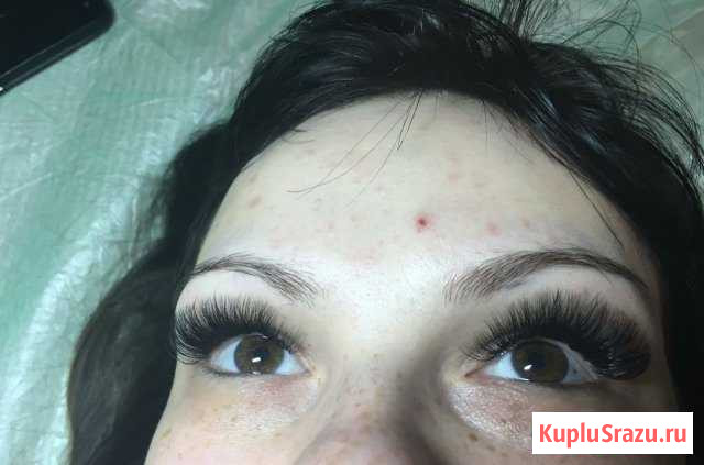 Наращивание ресниц, коррекция и покраска бровей Рязань - изображение 1