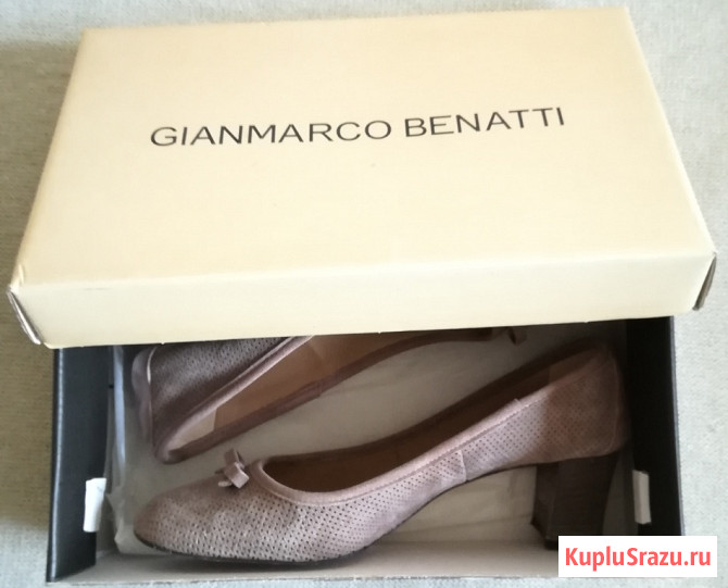 Туфли Gianmarco Benatti, р-38 Новосибирск - изображение 1