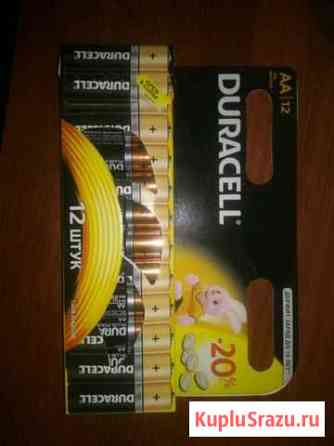 AAA/AA батарейки Duracell 12 шт Королев