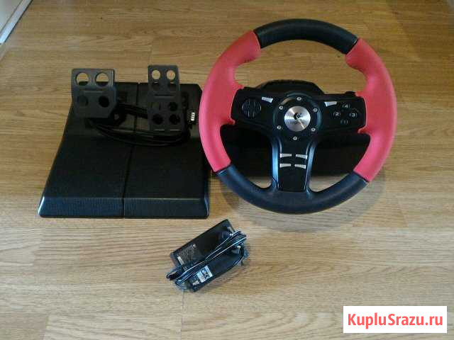 Руль с педалями Logitech Formula Force EX Подольск - изображение 1