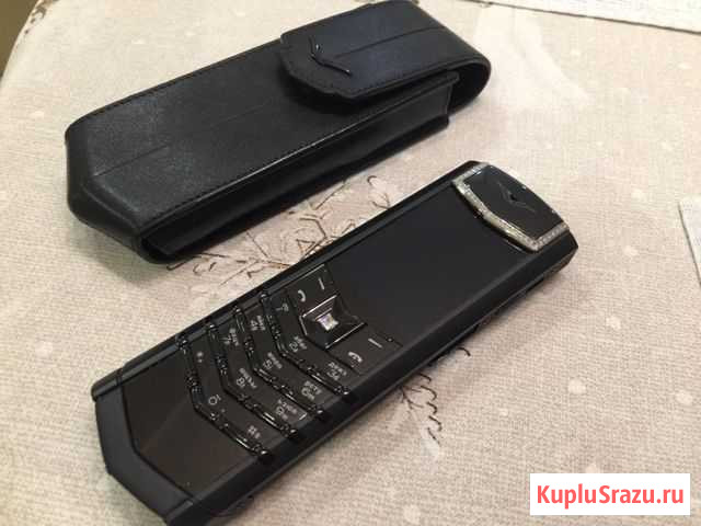Vertu Signature S design pure black white diamonds Красногорск - изображение 1