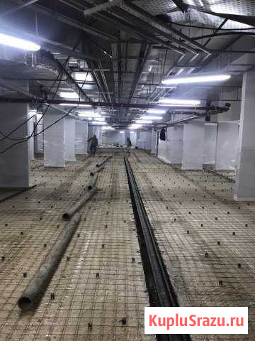 Устройство промышленных бетонных полов затирка топ Подольск - изображение 1